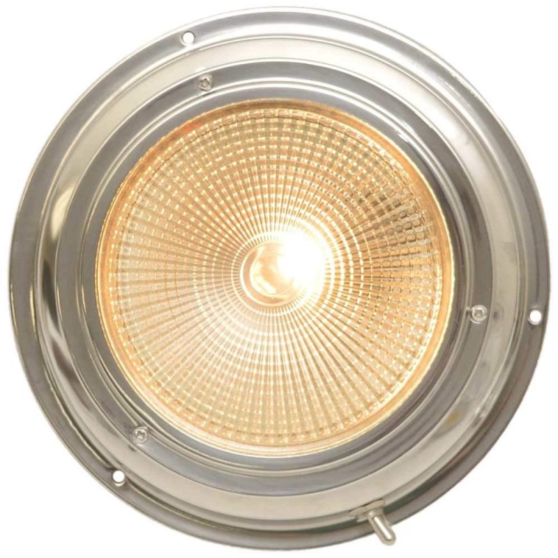 Sea-dog Line Dome Light Stainless Light-5in Lens