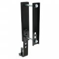 Kuafu Adjustable Weight Distribution Hitch Bracket Support Fit For 8-inch Trailer Frame Black Steel Powder Coated Pair