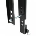 Kuafu Adjustable Weight Distribution Hitch Bracket Support Fit For 8-inch Trailer Frame Black Steel Powder Coated Pair