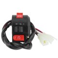 Pro Bat Left Kill Light Starter Switch 8 Wire 3 Function For Taotao 50cc 70cc 90cc 110cc 125cc 150cc Sunl Peace Eagle Chinese 
