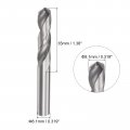 Uxcell Solid Carbide Drill Bits 8 1mm C2 K20 Tungsten Jobber Straight Shank Drilling Tool For Stainless Steel Aluminum Iron