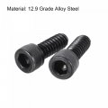 Uxcell 10-24x1 2 Hex Socket Head Cap Screw Bolts 12 9 Grade Alloy Steel 25pcs