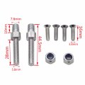 Httmt- Chrome Racing Mirror Diamond Shape Flame Stem Compatible With Hall Most Japanese Motorcycle Bike P N Mt400-012 Ttt004-cd