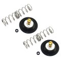 2sets Carburetor Air Cut-off Valve Diaphragm Kit Compatible For Kawasaki Kl650 Kl600 Klr650 Klx650