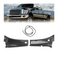Jmtaat Windshield Wiper Cowl Panel Grille For 2007-2010d F250 F350 Super Duty Replacement For 7c3z-25022a69-aa 7c3z-25022a68-aa 