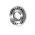 Scott Drake C8tz-10852-ebl Billet Emergency Flasher Bezel And Knob 