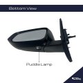 Driver Side Mirror For 2014 2022 Toyota 4runner Power Adjusted Heated Manual Fold With Turn Signal Puddle Lamp Material Black 9
