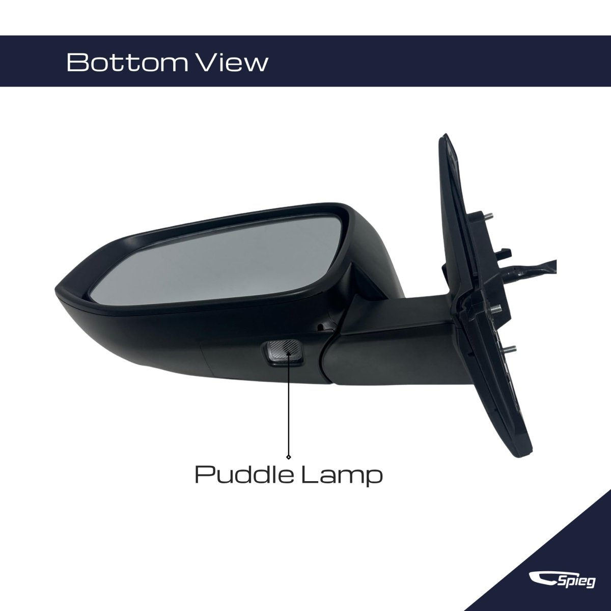 Driver Side Mirror For 2014 2022 Toyota 4runner Power Adjusted Heated Manual Fold With Turn Signal Puddle Lamp Material Black 9