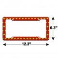 Superman Cape Logo License Plate Tag Frame