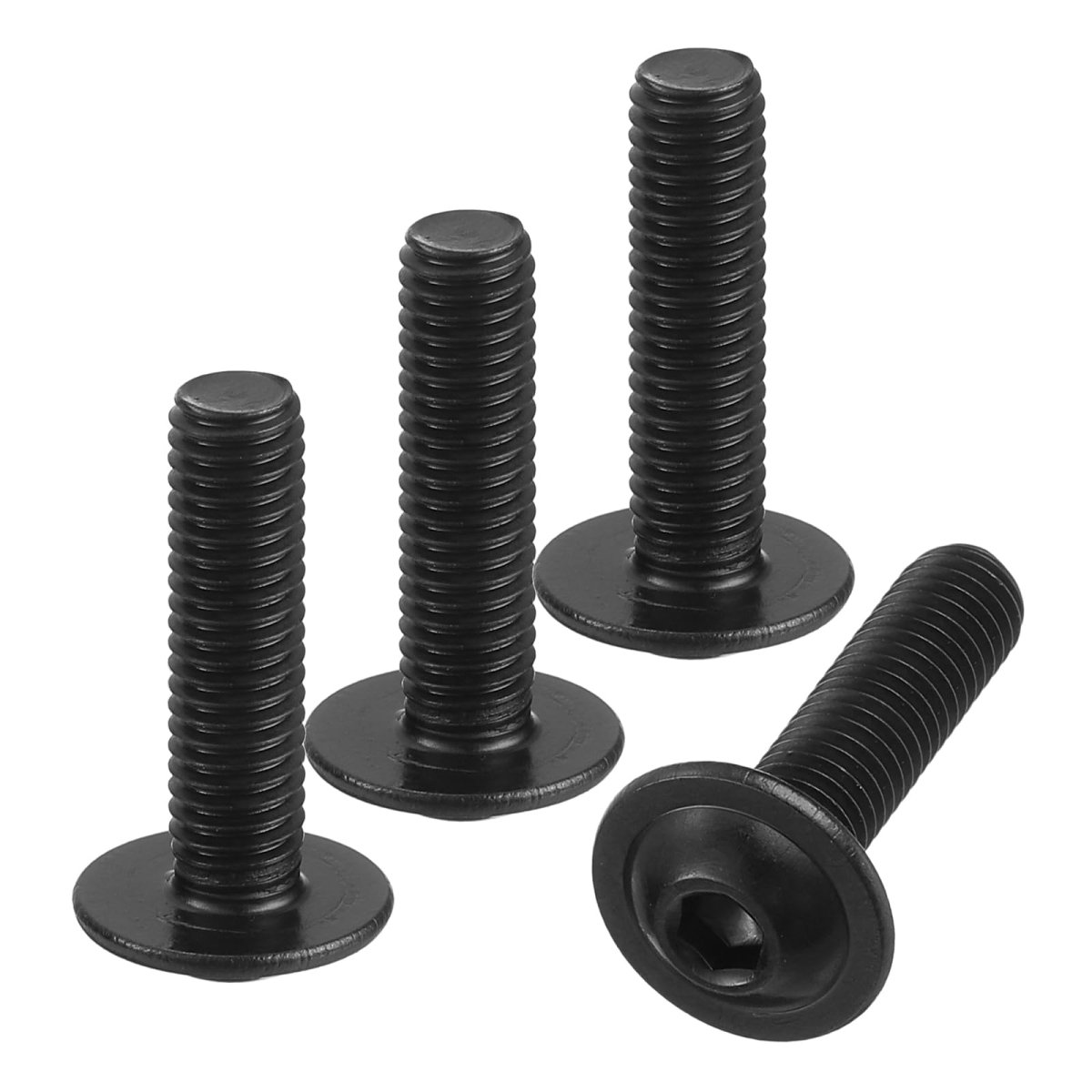 50 Pieces M5 0 8x20mm Flanged Button Head Socket Cap Screws 304 Stainless Steel Drive Fastener Bolts Fully Threaded Machine