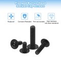 50 Pieces M5 0 8x20mm Flanged Button Head Socket Cap Screws 304 Stainless Steel Drive Fastener Bolts Fully Threaded Machine