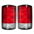 Epic Lighting Rear Brake Tail Lights Lens And Housing Assembly For Ford 2004-2014 Econoline Van Excursion Left Right Side Pair 