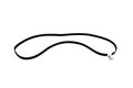 Genuine Parts 90916-02585 Alternator And Fan Belt Serpentine Mechanical Black 