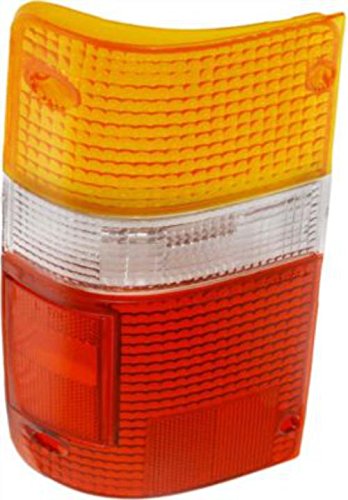 Left Side Amber Clear Red Tail Light Lens For 1989 To 1995 Toyota Pickup To2808101 Waterproof Plastic