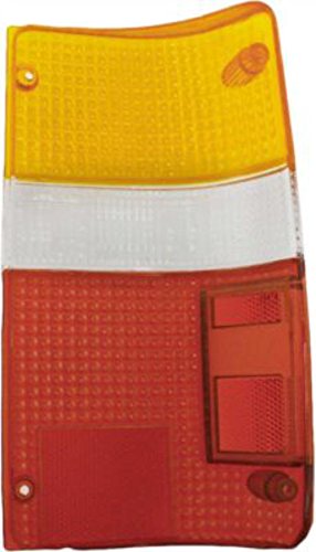 Left Side Amber Clear Red Tail Light Lens For 1989 To 1995 Toyota Pickup To2808101 Waterproof Plastic