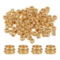 50pcs M3 Threaded Inserts Brass Heat Set M3x3mm Od 5mm Knurled Insert Nuts 3d Printing Female 
