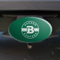 Babson College Beavers Logo Oval Tow Hitch Cover Trailer Plug Insert 2