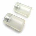 Httmt- Clear Universal 10mm 45 70mm Motorcycle Frame Sliders Crash Protector P N Xh6014-007-clear