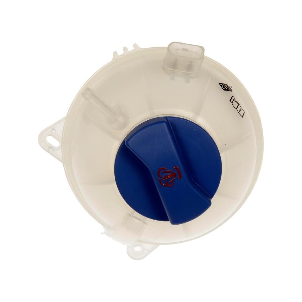 Coolant Reservoir For Audi A3 2001 2002 2003 2004 White Plastic Pressurized Tank With Spring Loaded Twist Cap Replacement