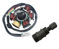Hifrom Flywheel Stator Magneto Puller With Ignition Ac 6 Pole Coil For Gy6 150cc Chinese Scooter Parts Pit Bike Atv Dirt