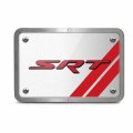 Ipick Image Made For Dodge Srt Uv Graphic Brushed Silver Billet Aluminum 2 X Inch Tow Hitch Cover