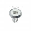 Uxcell M6x10mm Furniture Bolts Hex Socket Screws Fastener Zinc Plated 40pcs