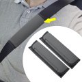 2pcs Car Seat Belt Cover Universal Microfiber Leather Auto Covers Shoulder Protection Gray
