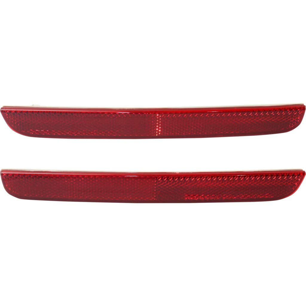 Reflector Driver And Passenger Side For 2015 2016 2017 2018 Dodge Challenger Capa Certified Replaces Ch1184105 Ch1185105