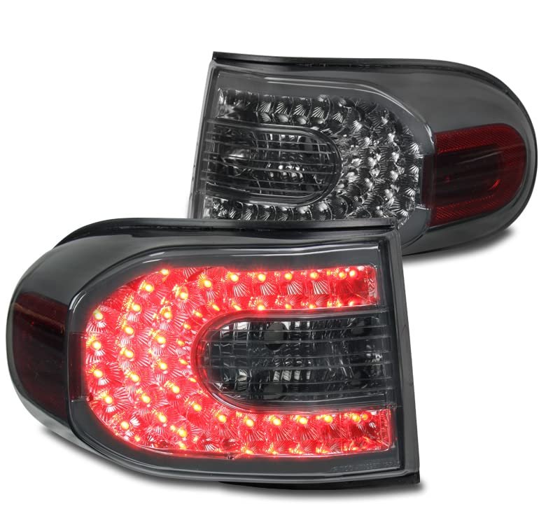 Led Tail Brake Lights Rear Lamps Smoke For 2007-2014 Toyota Fj Cruiser