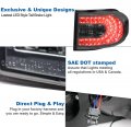 Led Tail Brake Lights Rear Lamps Smoke For 2007-2014 Toyota Fj Cruiser