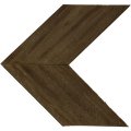 Ekena Millwork Decr14xx075chvgy Vintage Farmhouse 5 1 2 Chevron Barnwood Decor Collection 3 4 W X 14 H 4 D Reclaimed Grey 