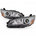 Chrome Housing Oe-style Projector Headlight Headlamp Assembly For 2015-2017 Toyota Camry Halogen Model Driver Passenger Side 