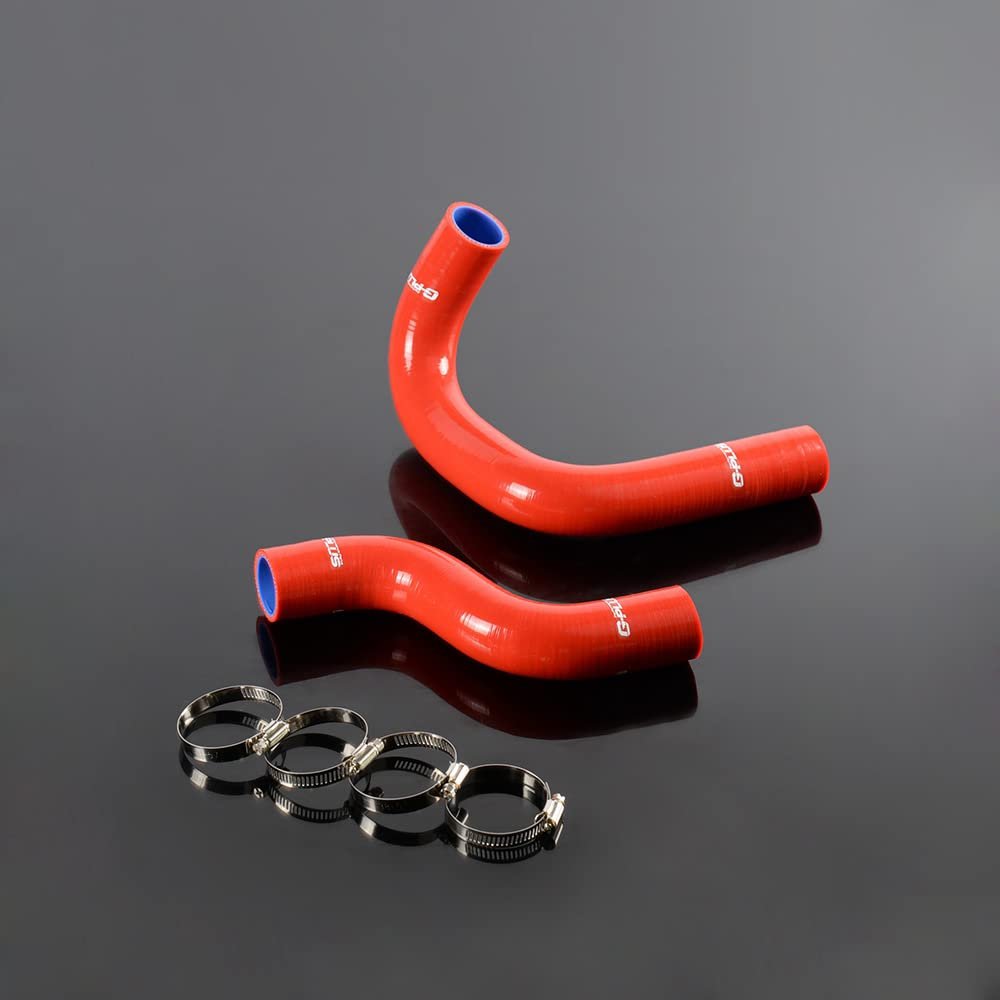 Silicone Radiator Hose Kit For Nissan Datsun 240z L24 1970 1973 Red With Clamps High Temperature Resistance Nylon Tubing