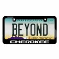 Ipick Image Made For Jeep Cherokee Black Metal License Plate Frame