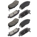 D905 D815 Brake Pads Front And Rear Disc Pad Set For Nissan Altima Sentra Juke 350z Infiniti G35 Ceramic With Hardware 