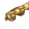 2pcs Spiral Flute Thread Taps Metric M16 X 2 H2 Screw Threading Tap Titanium Coated M2 High Speed Steel Machine Tapping Tools 