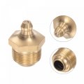 Uxcell Brass Straight Grease Fitting M16 X 1mm Thread Hydraulic Accessories 5pcs