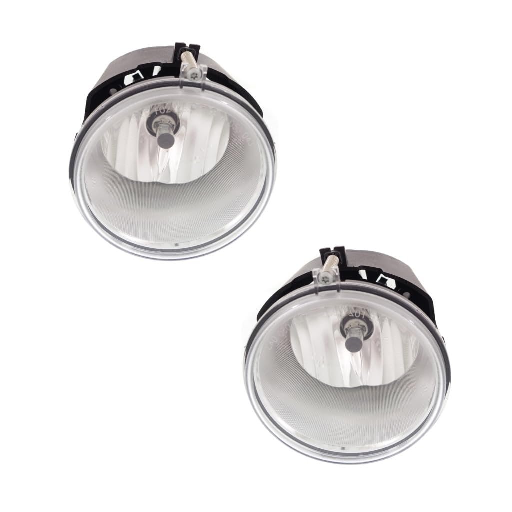 Fog Light Assemblies For Jeep Commander 2006 2007 2008 2009 2010 Front Driver And Passenger Side Pair Capa Certified