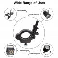 Uxcell Light Truss Clamps Aluminum Alloy Stage Lighting Pipe O Clamp For 1 5-2 05inch Od Tube Max Load 300lb Single Buckle