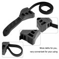 Yosooo 500mm Rubber Strap Wrench Universal Black Adjustable Spanner For Any Shape Opener Tool Oil Filter Car Repair Tools
