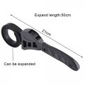 Yosooo 500mm Rubber Strap Wrench Universal Black Adjustable Spanner For Any Shape Opener Tool Oil Filter Car Repair Tools