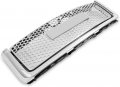 Kuafu Front Bumper Grill Compatible With 2007-2013 Gmc Sierra 1500 New Body Style Models Hood Mesh Grille Plastic Chrome