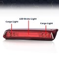 Led 3rd Brake Light For Ford F150 2004-2008 X Type Bar High Mount Stop Rear Tail Cargo Lamps Red Lens Black Housing