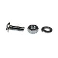 Dodge Colt 1990 1991 License Plate Fasteners Steel Natural Zinc Finish 1 4 Inches-20 By 5 8 Inches Dimensions 