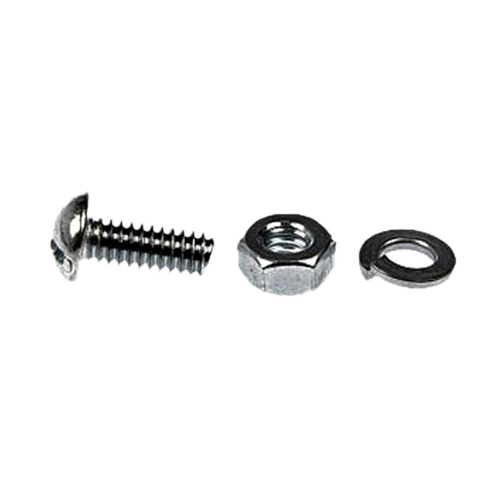 Dodge Colt 1990 1991 License Plate Fasteners Steel Natural Zinc Finish 1 4 Inches-20 By 5 8 Inches Dimensions
