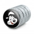 Looney Tunes Pepe Face Tire Rim Wheel Aluminum Valve Stem Caps