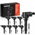 A-premium Set Of 8 Ignition Coil Pack And Iridium Spark Plugs Compatible With Mercedes-benz Cls550 E550 S550 2007-2011 Gl450