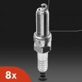 A-premium Set Of 8 Ignition Coil Pack And Iridium Spark Plugs Compatible With Mercedes-benz Cls550 E550 S550 2007-2011 Gl450
