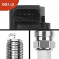 A-premium Set Of 8 Ignition Coil Pack And Iridium Spark Plugs Compatible With Mercedes-benz Cls550 E550 S550 2007-2011 Gl450