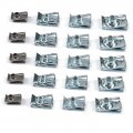 Callaron 80pcs Nuts Manganese Steel U Fastener Self Tapping Spire Clip Motorcycle Nut Reed Self-tapping